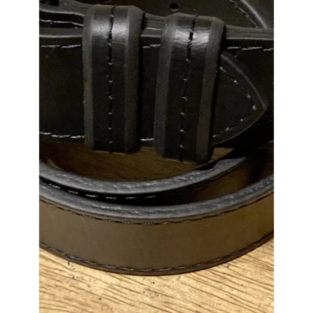 Wrangler Black Genuine Leather Work Belt - Men's Size 38‎